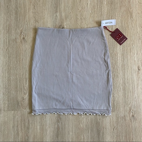 Sunday Best Primrose Skirt (Ashen/white) - Picture 5 of 8